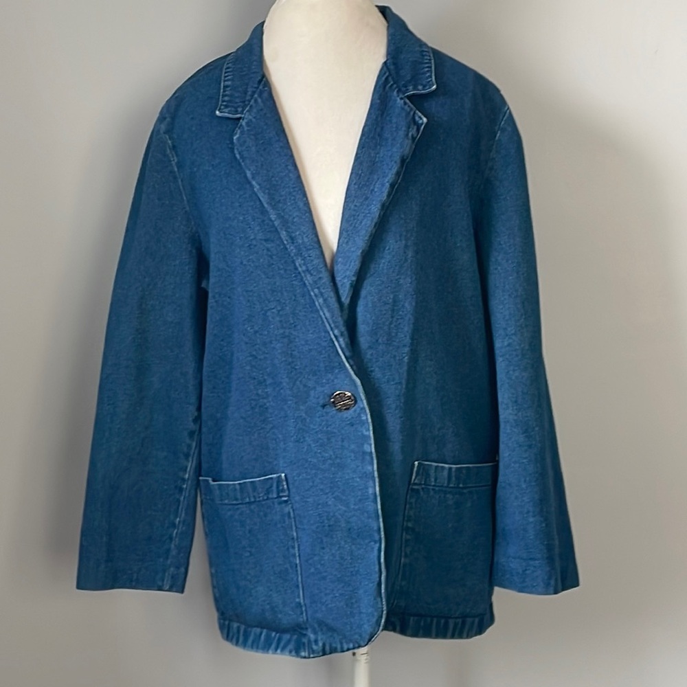 Vintage 90’s -Y2K Joanna Jean Cotton Blazer